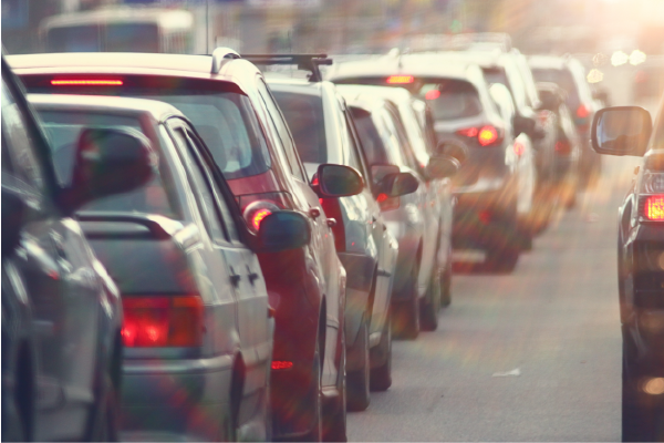 Traffic jams in urban environments