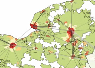 Crédit : Sylvestre Duroudier / Atlas des déplacements domicile-travail interurbains