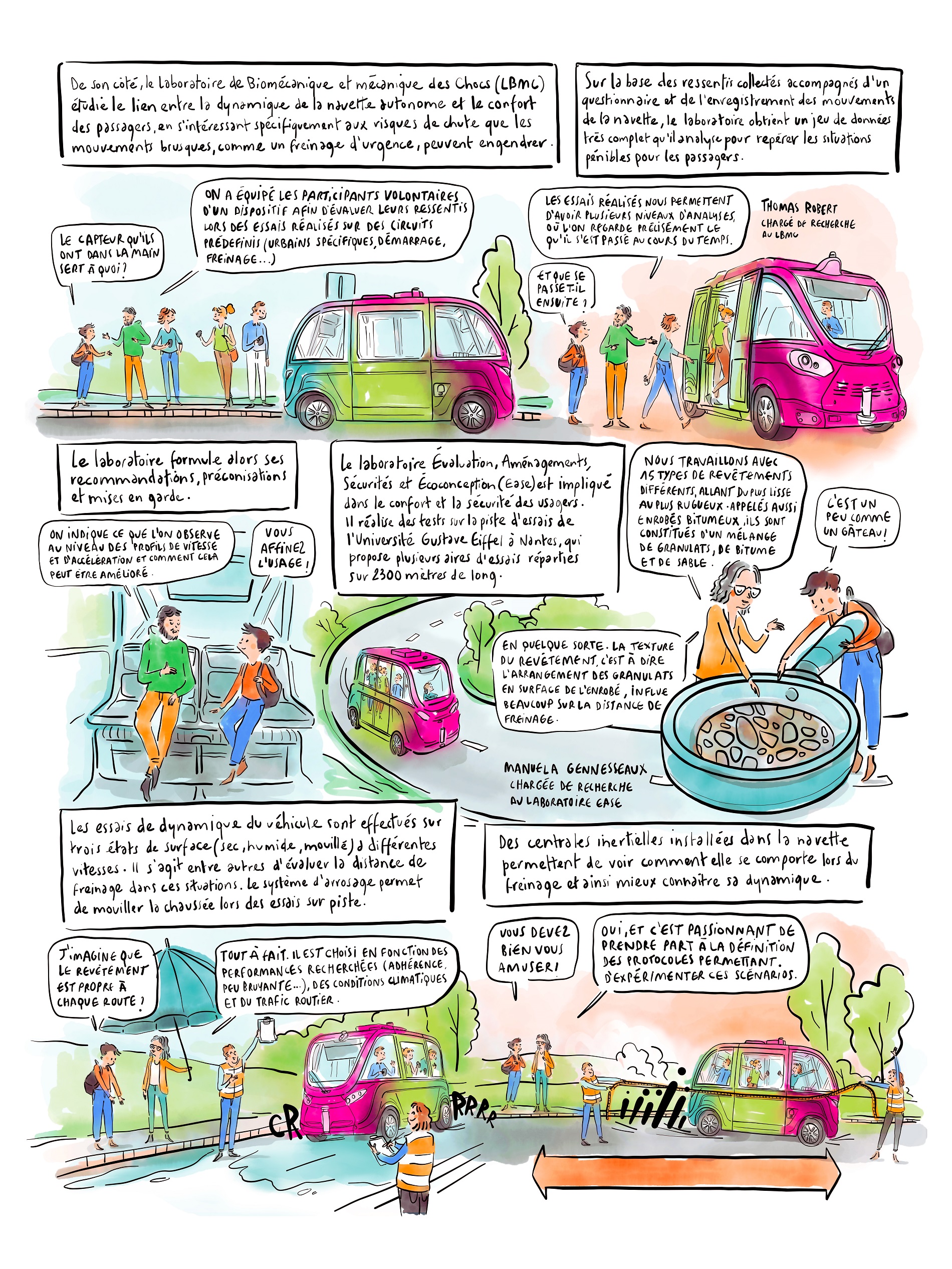 Expérimentation des navettes autonomes - La BD par Donatelle Liens - Planche #8