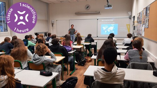 Atelier "1 classe, 1 scientifique, 1 heure" avec Loanne Pichot, doctorante à l'Université Gustave Eiffel Atelier 1 classe, 1 scientifique, 1 heure avec Loanne Pichot, doctorante à l'Université Gustave Eiffel