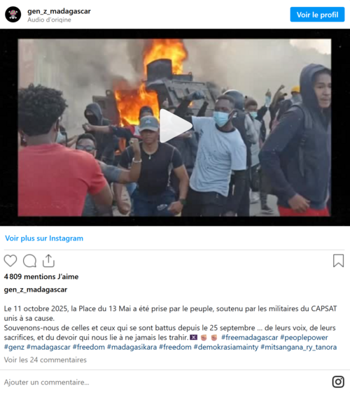 Crédit : gen_z_madagascar Crédit : gen_z_madagascar