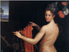 Minerva Dressing, Lavinia Fontana (1612-1613), domaine public