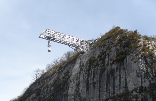 La station de chute de blocs de Montagnole - crédit photo Univ. Eiffel
